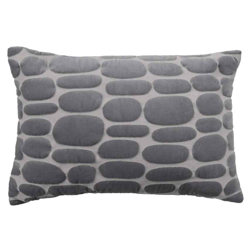 Pebble Cushion - Steel