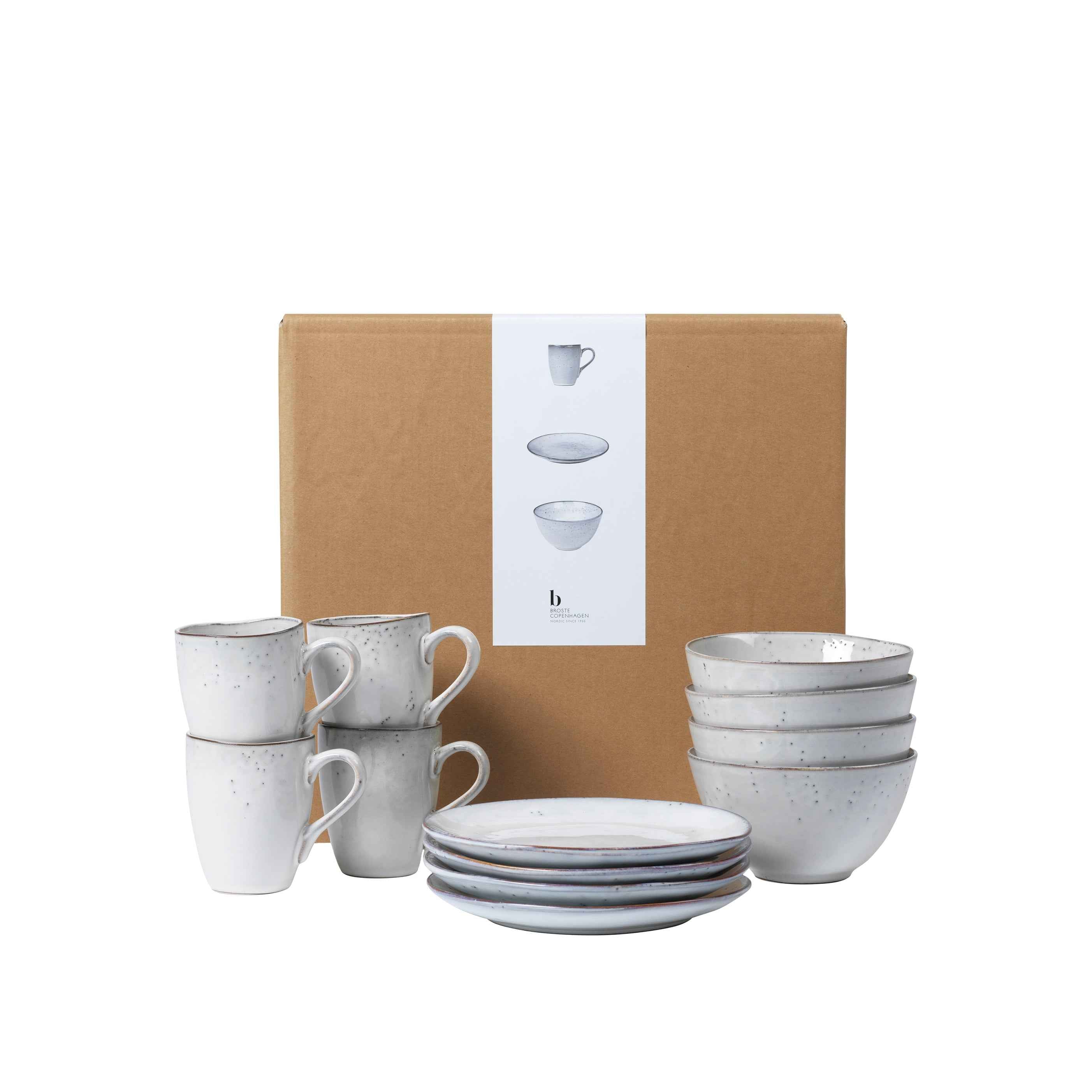 Nordic Sand Breakfast Set for Four