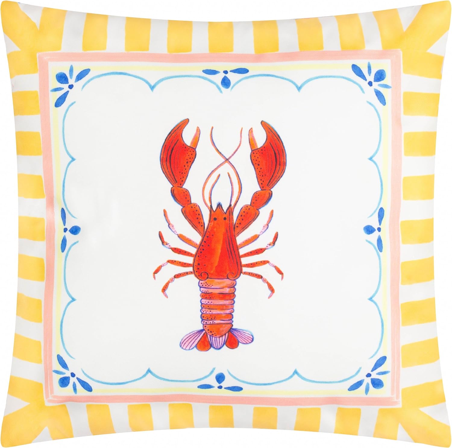 Brunch Stripes Printed Outdoor Cushion Multi - WowCornwall