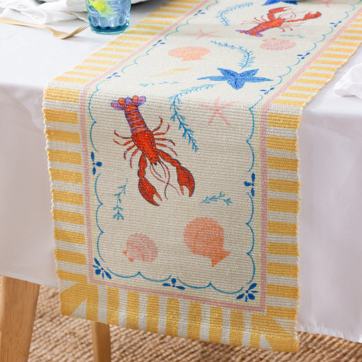 Brunch Stripes  Indoor/Outdoor Table Runner, Two Sizes - WowCornwall
