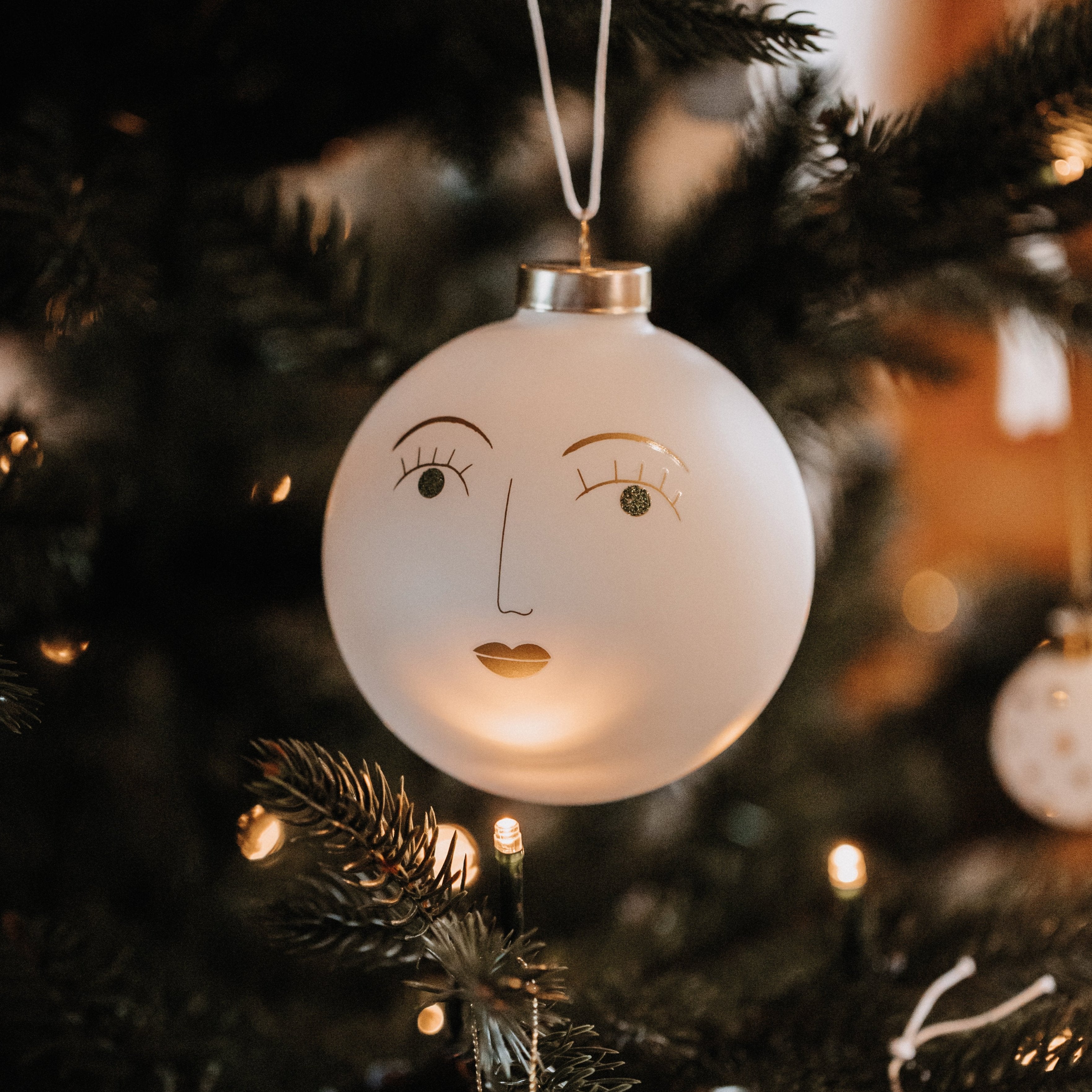 Simone porcelain bauble by Rader - WowCornwall