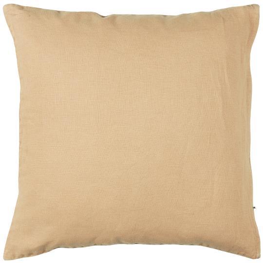 Linen Square Cushion, Cafe Creme - WowCornwall