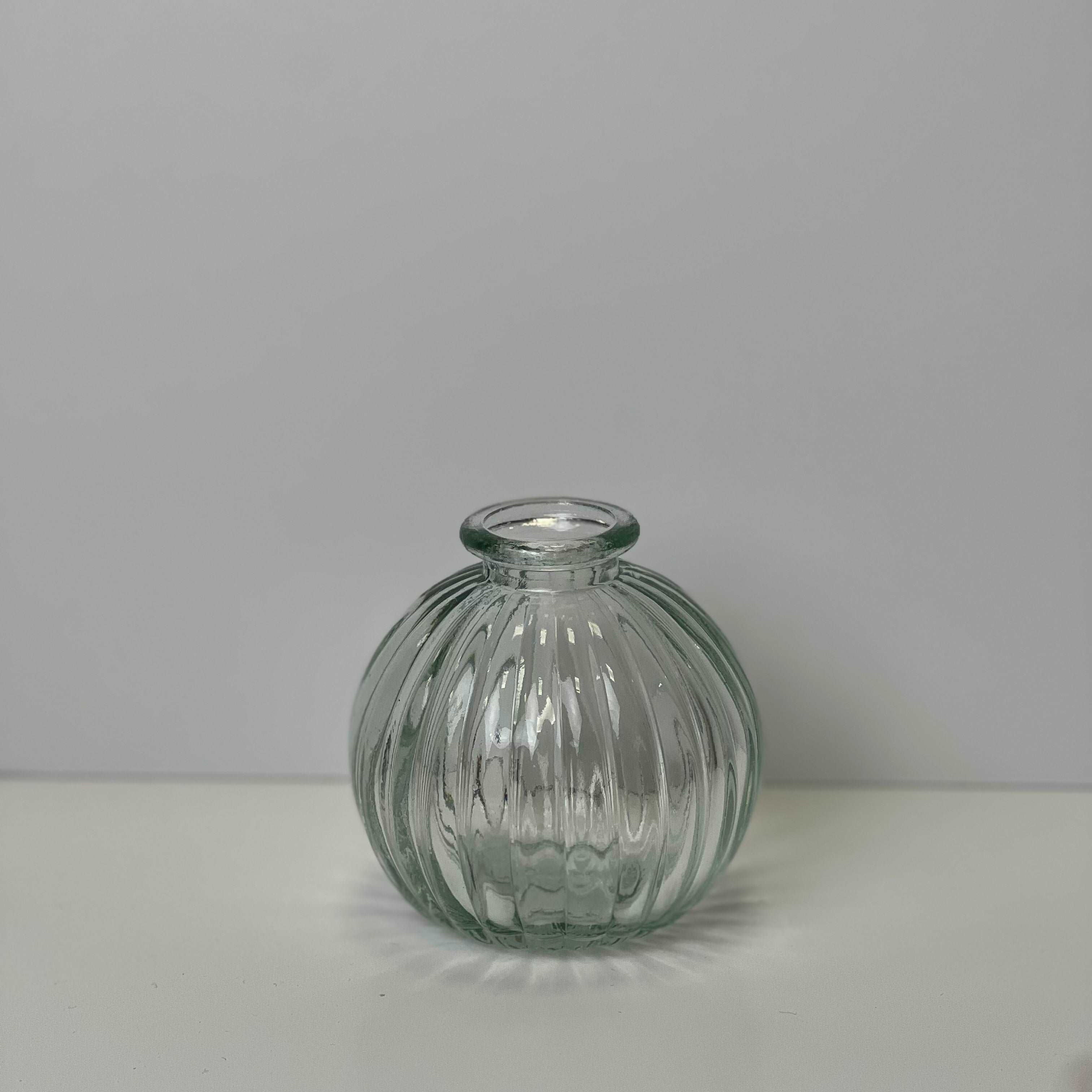 Clear Round Bottle - WowCornwall