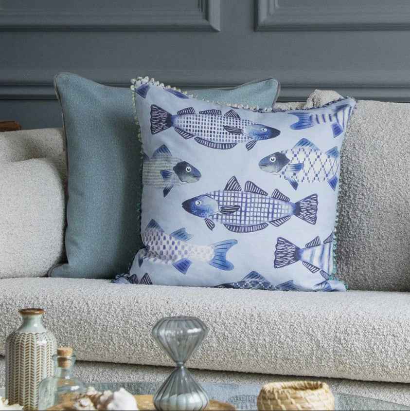 Cove Cushion Cobalt