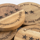 Critique Coasters Natural (Set of 4) - WowCornwall