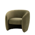Curvo Armchair Moss Green