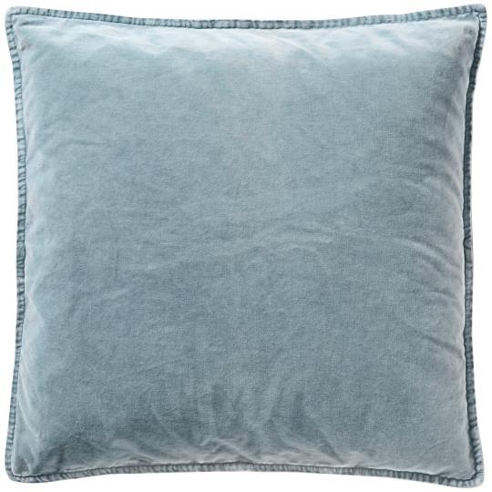 Cushion cover or with filler velvet blue shade - WowCornwall