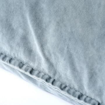 Cushion cover or with filler velvet blue shade - WowCornwall