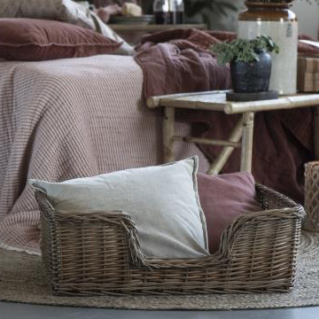 Cushion cover or with filler velvet fog - WowCornwall