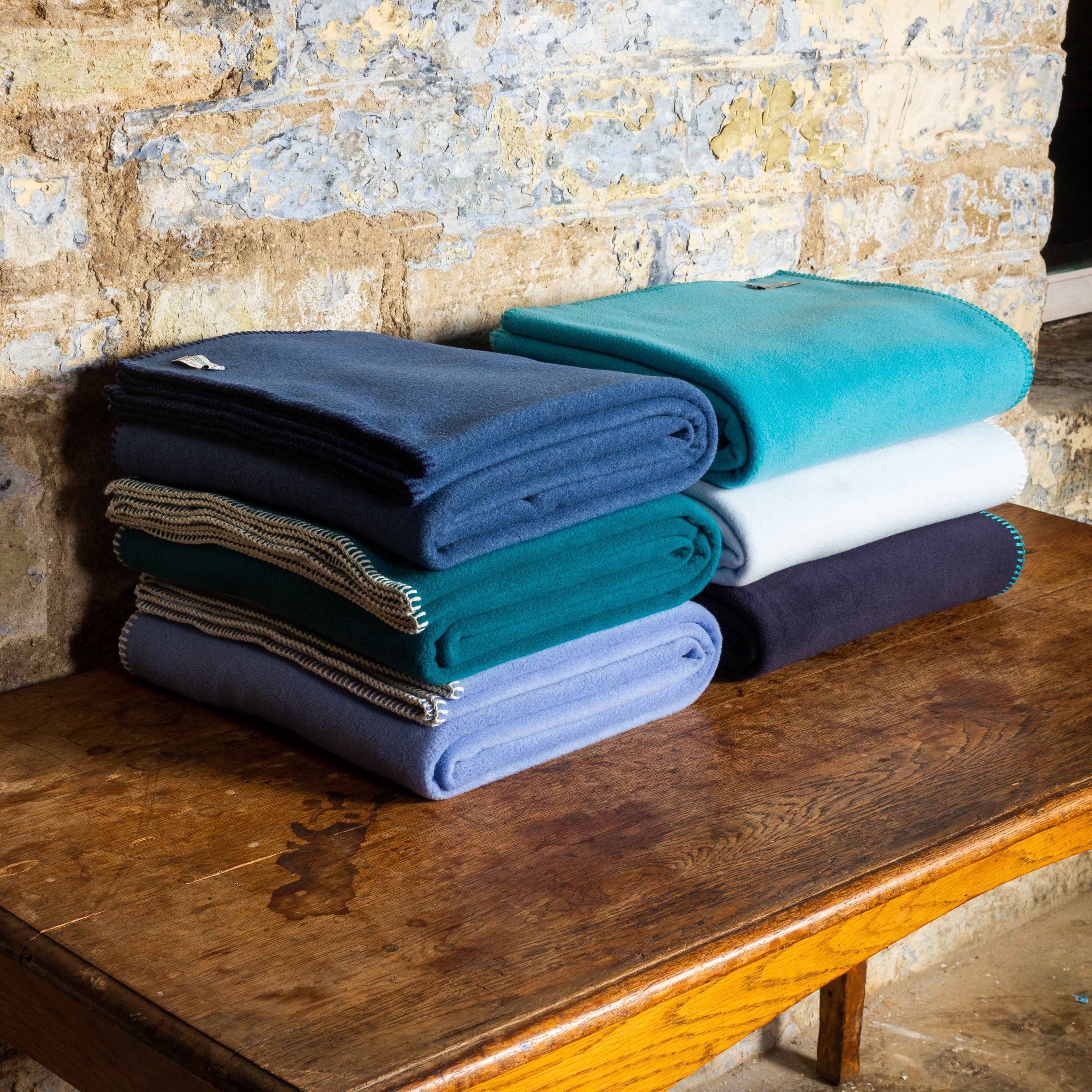 Tweedmill Fleece Throw Blue Selection