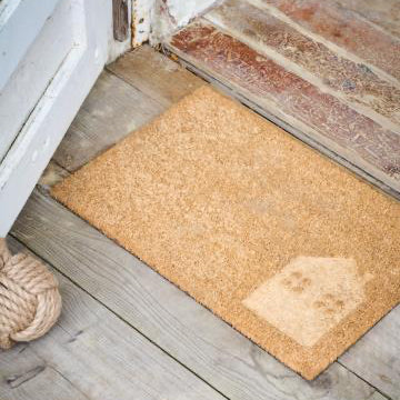 Doormat embossed house - WowCornwall
