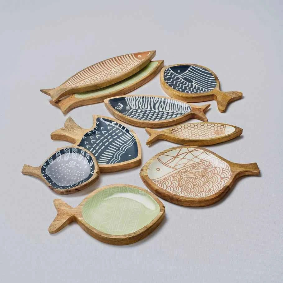 Dover Sole Shape Handmade Fish Platter