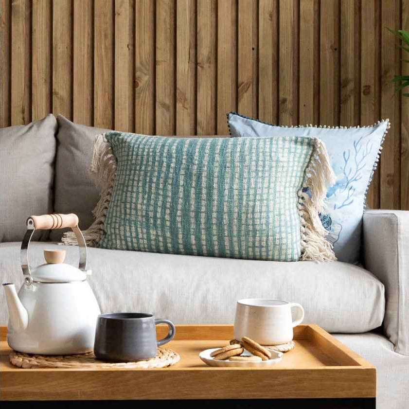 Elford Cushion Seafoam