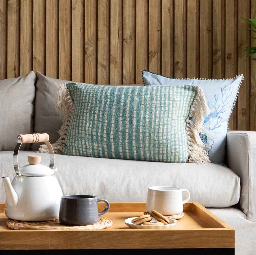 Elford Cushion Seafoam