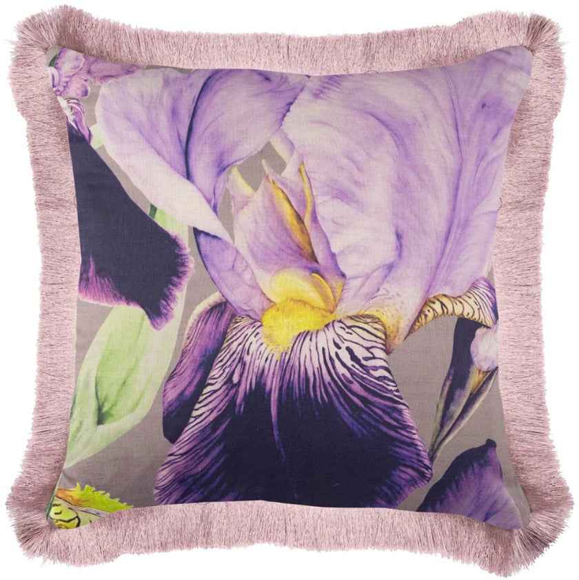 Marie Burke Elva Cushion in Damson