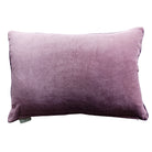 Arbour Velvet Embroidered Cushion Heather - WowCornwall