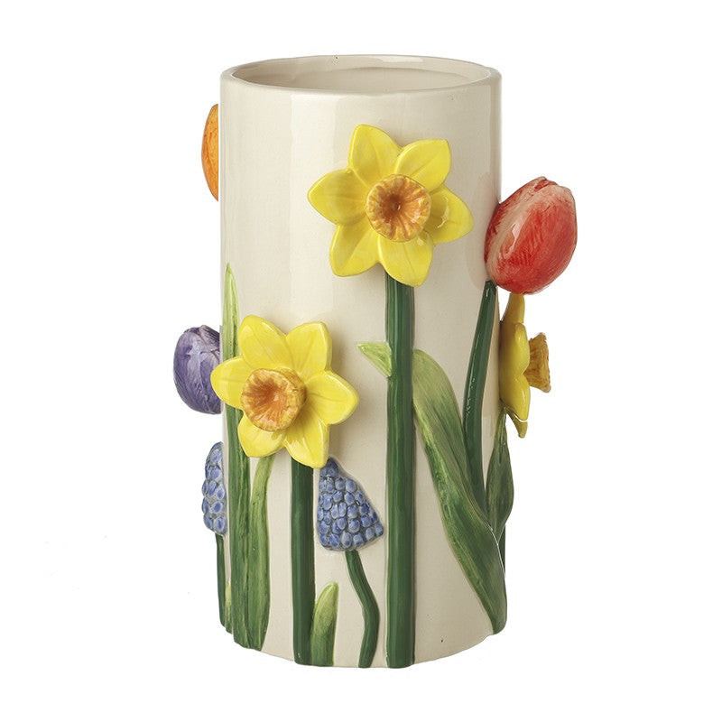 Daffodil and Tulip Vase - WowCornwall