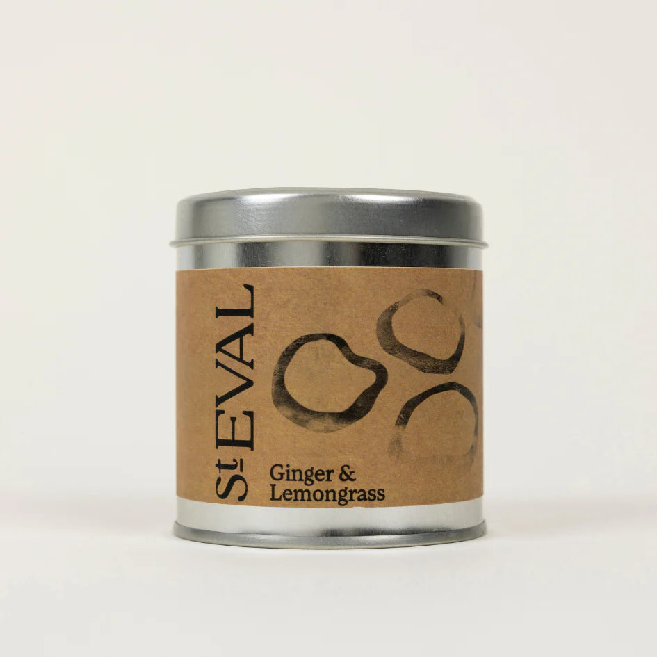 Ginger & Lemongrass, Scented Tin - WowCornwall