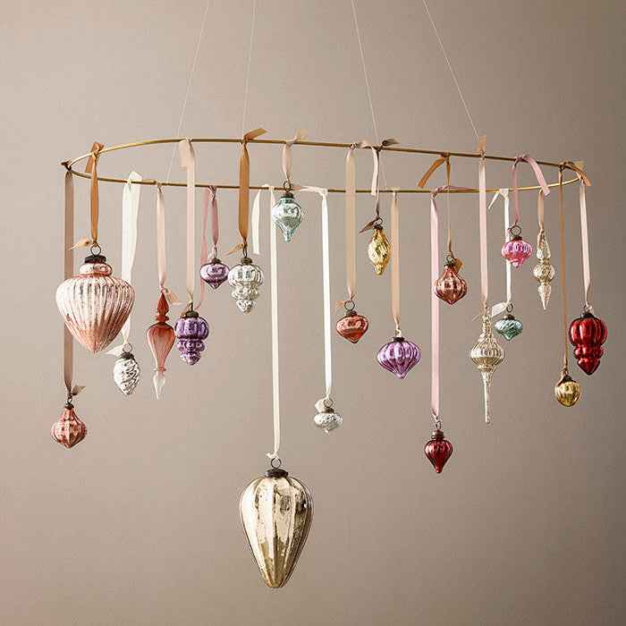 Gala Glass Ornament, Purple (8cm)