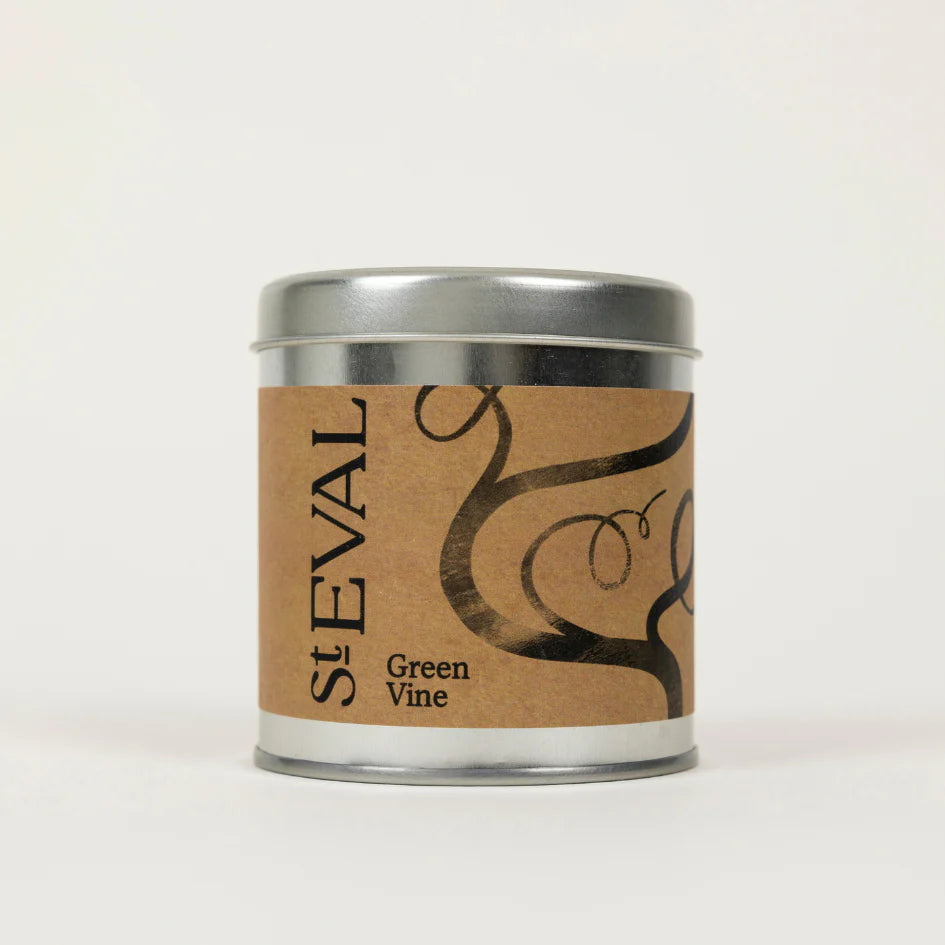 Green Vine, Scented Tin Candle - WowCornwall