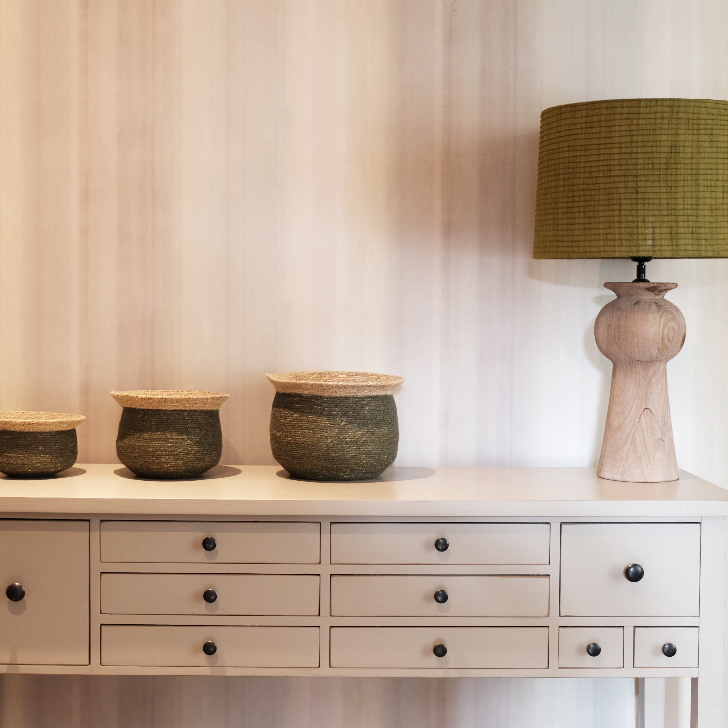 Griffyn Table Lamp - Almond - WowCornwall