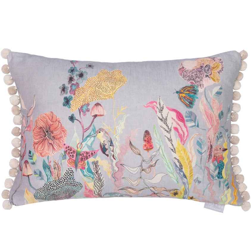 Cornflower Hawthorn Tree Cushion