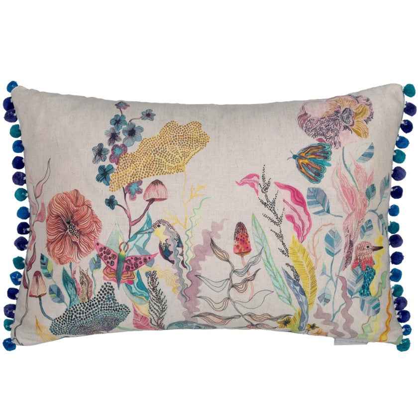 Linen Hawthorn Tree Cushion