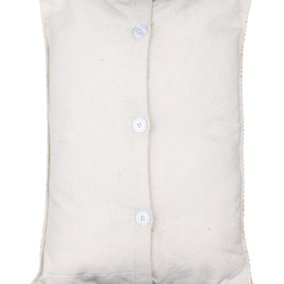Indigo Stripe Jute Cushion - WowCornwall