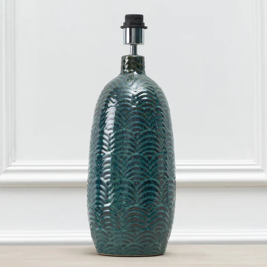 Jadis Lamp Base Aqua - WowCornwall