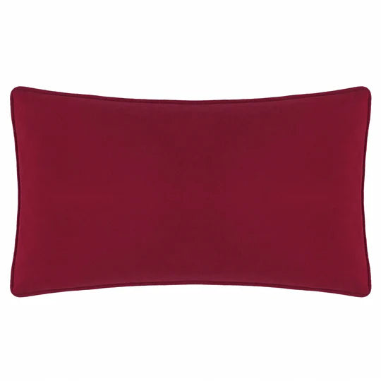 Joy To All Embroidered Velvet Cushion - WowCornwall