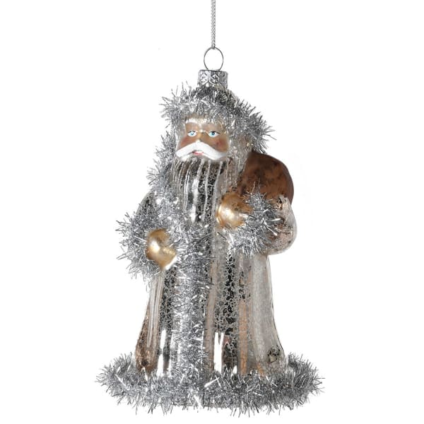 Santa bauble Christmas Decoration - WowCornwall
