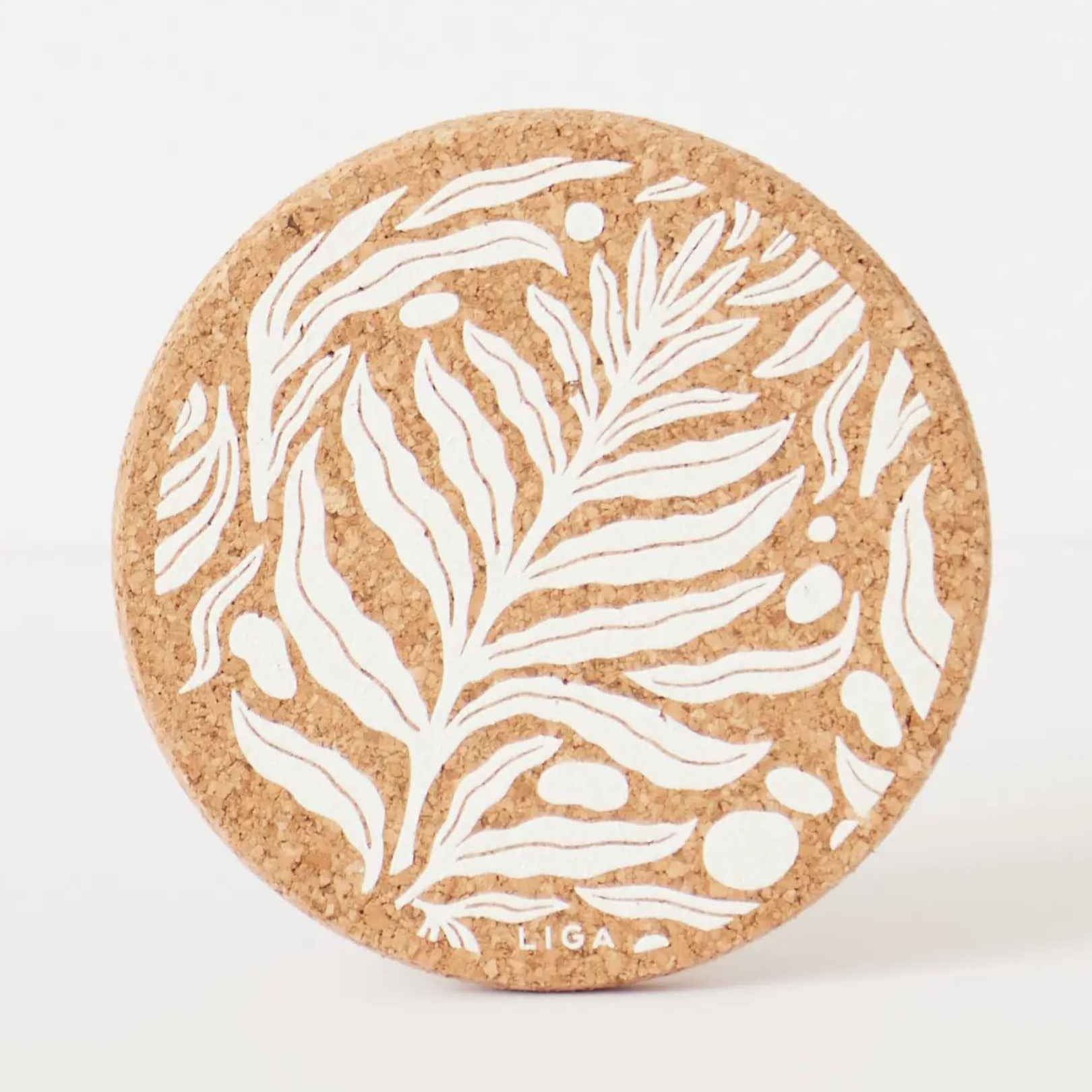 Phytophillia Organic Cork Coasters - Set of 4
