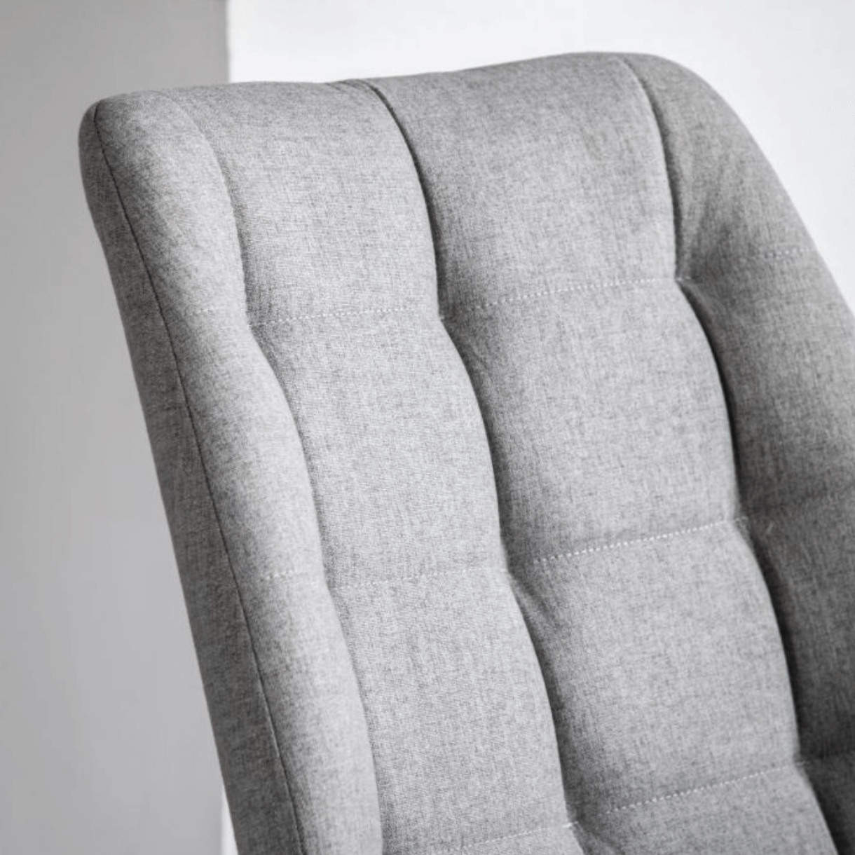 Manford Dining Chair Light Grey (2pk) - WowCornwall