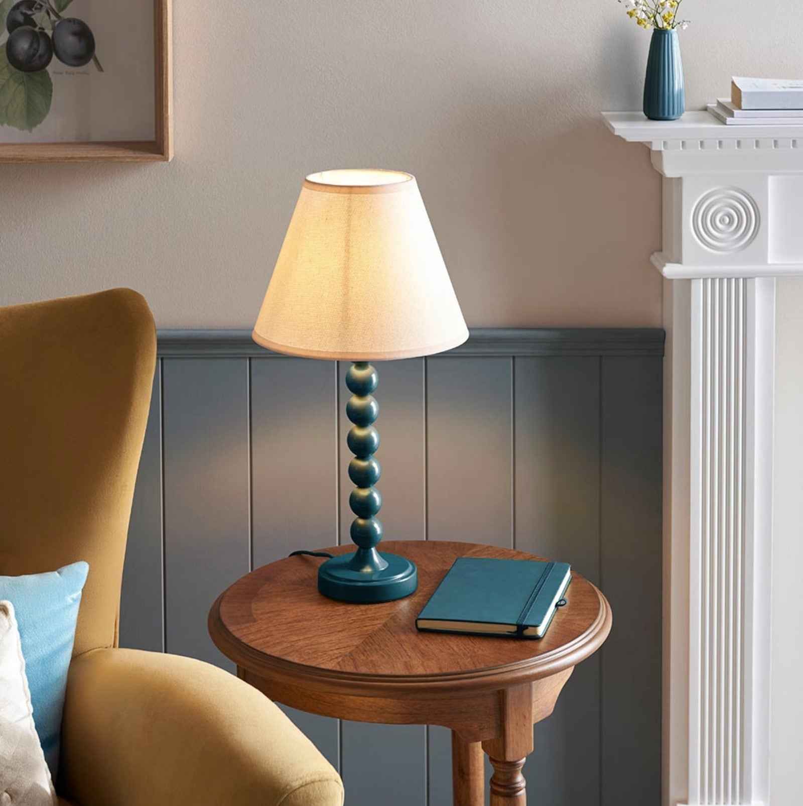 Bobbin Table Lamp - Ocean Blue