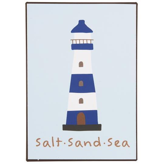 Metal sign Salt Sand Sea - WowCornwall