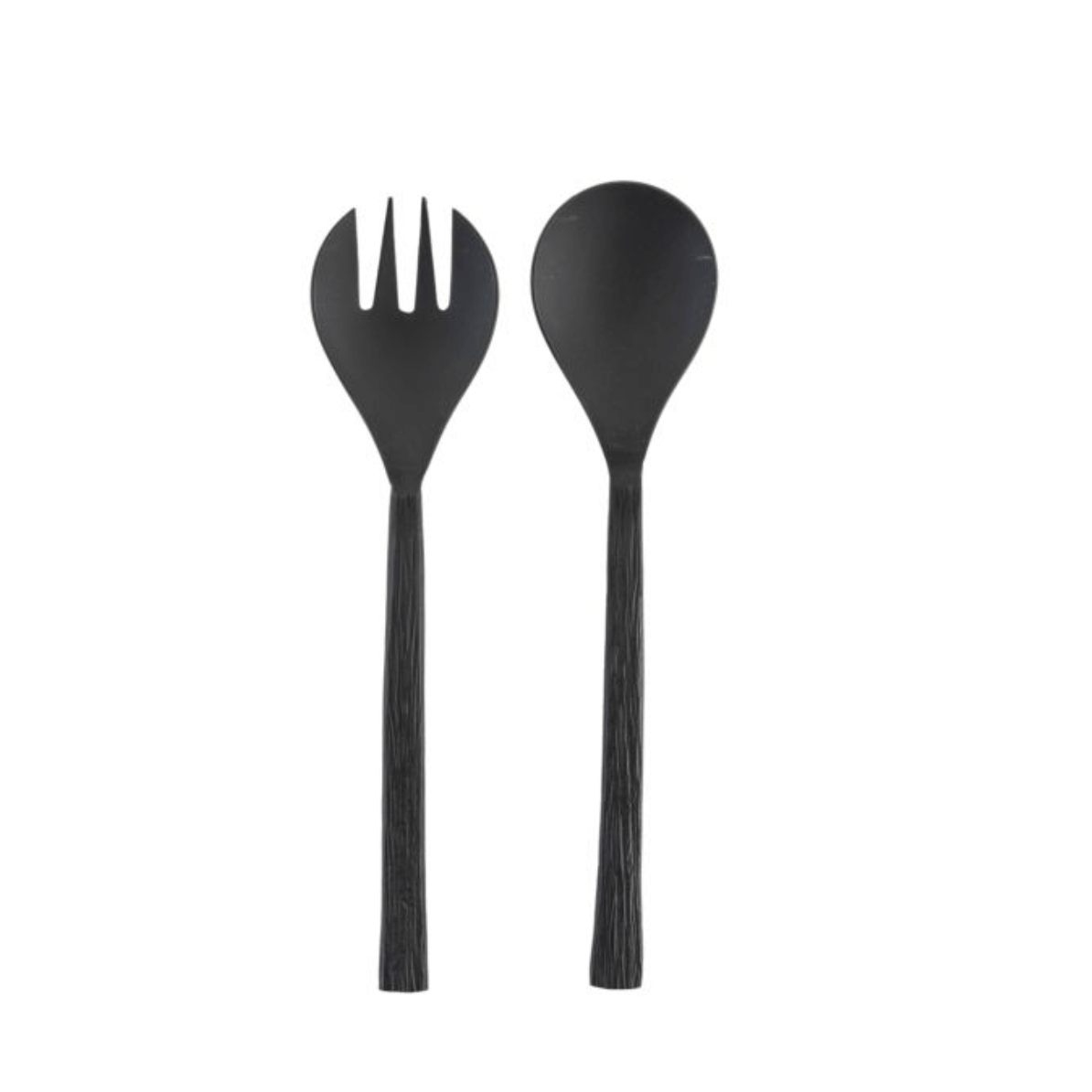 Mette Salad Servers (Set of 2) Black - WowCornwall