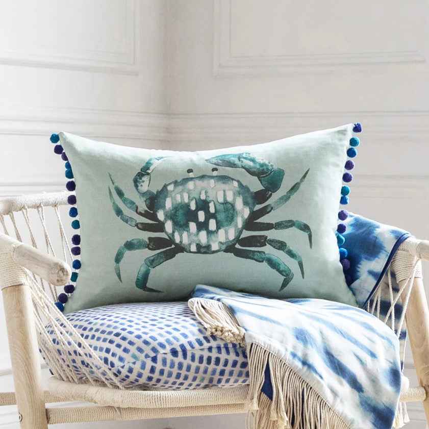 Milton Cushion Seafoam