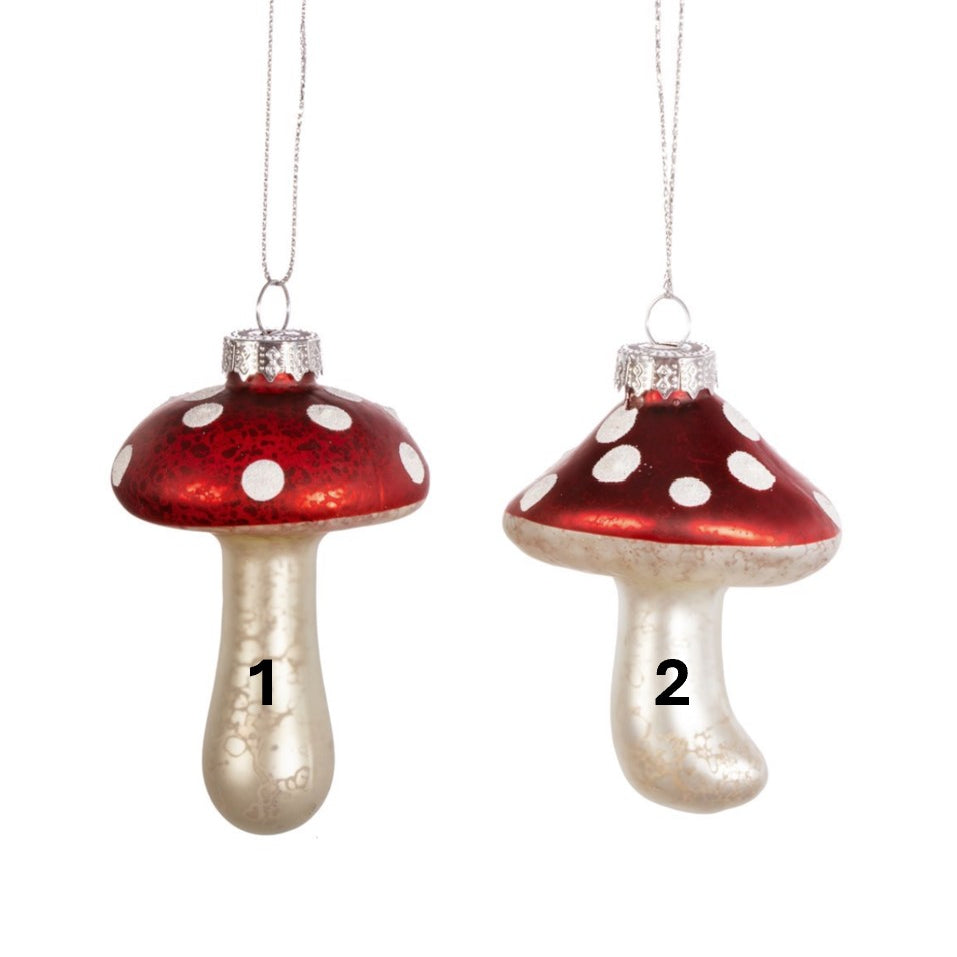 Mushroom Shaped Bauble - each - WowCornwall