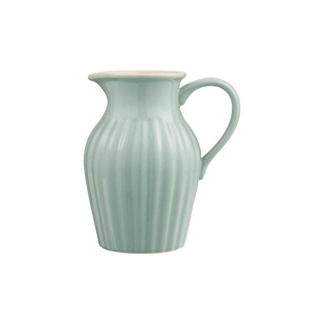Mynte Pitcher With Grooves in eight colours - WowCornwall