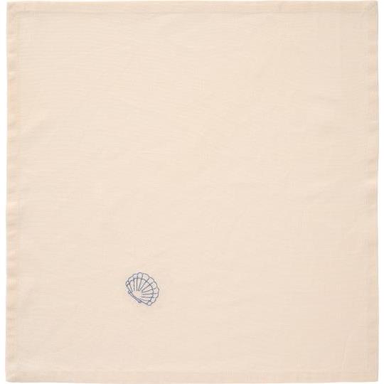 Napkin Atlantis, butter cream in three designs - WowCornwall