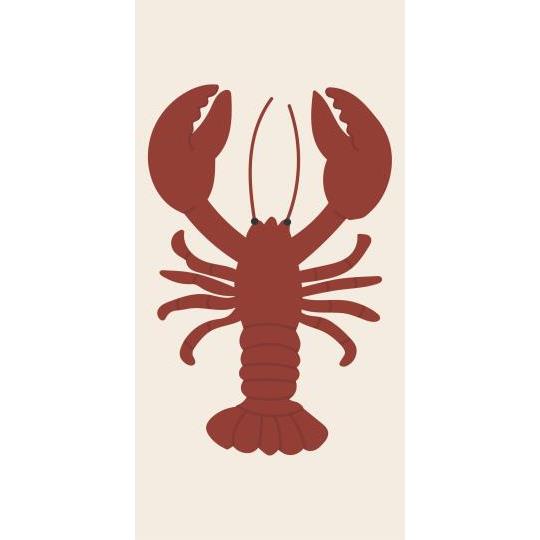 Napkin lobster 16 pcs per pack - WowCornwall