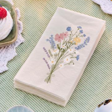 Napkin summer bouquet 16 pcs per pack - WowCornwall