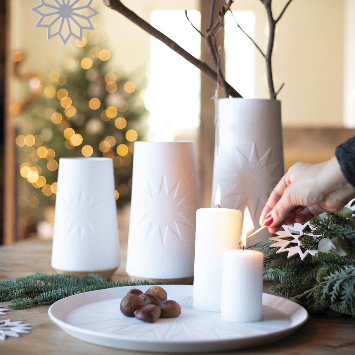 Northern light lantern Medium by Rader - WowCornwall