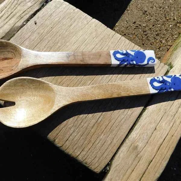 Shoeless Joe Octopus Salad Servers