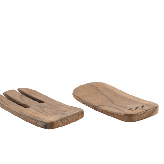Paws Salad Servers Natural (Set of 2) - WowCornwall