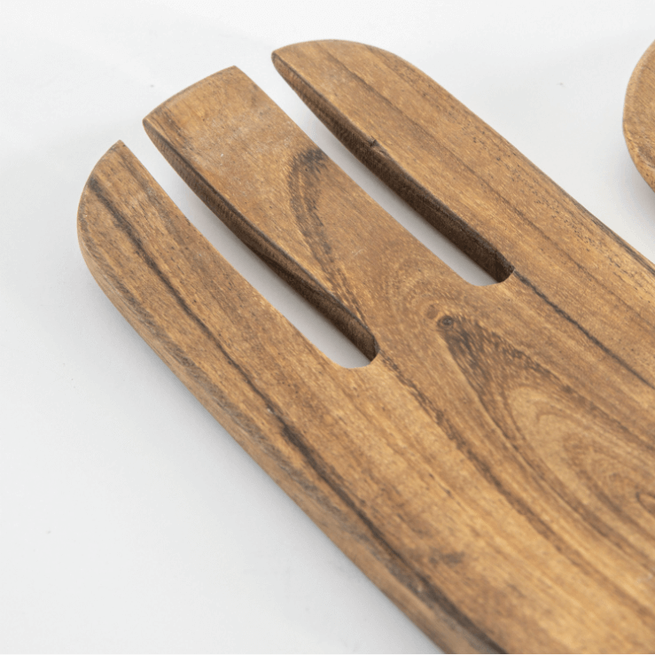 Paws Salad Servers Natural (Set of 2) - WowCornwall