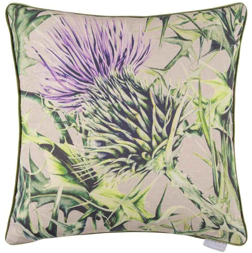 Marie Burke Penton Cushion in Damson