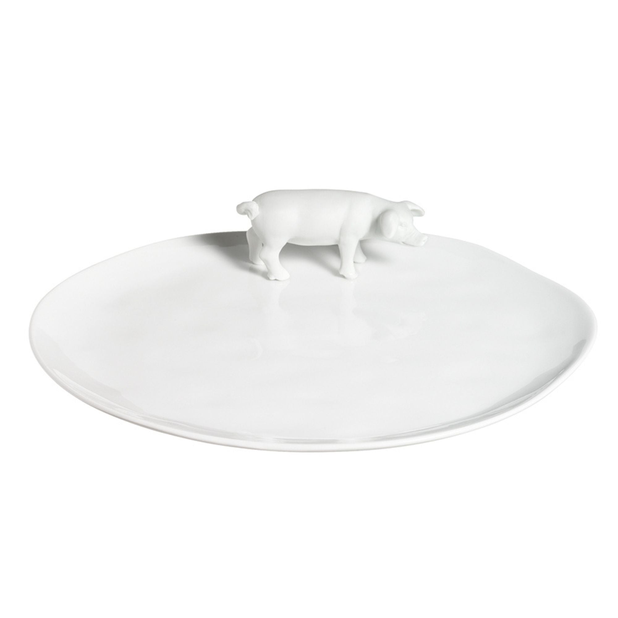 White Porcelain Cold Cuts Platter - WowCornwall
