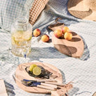 Platter fish-shaped dark blue glass, two sizes - WowCornwall