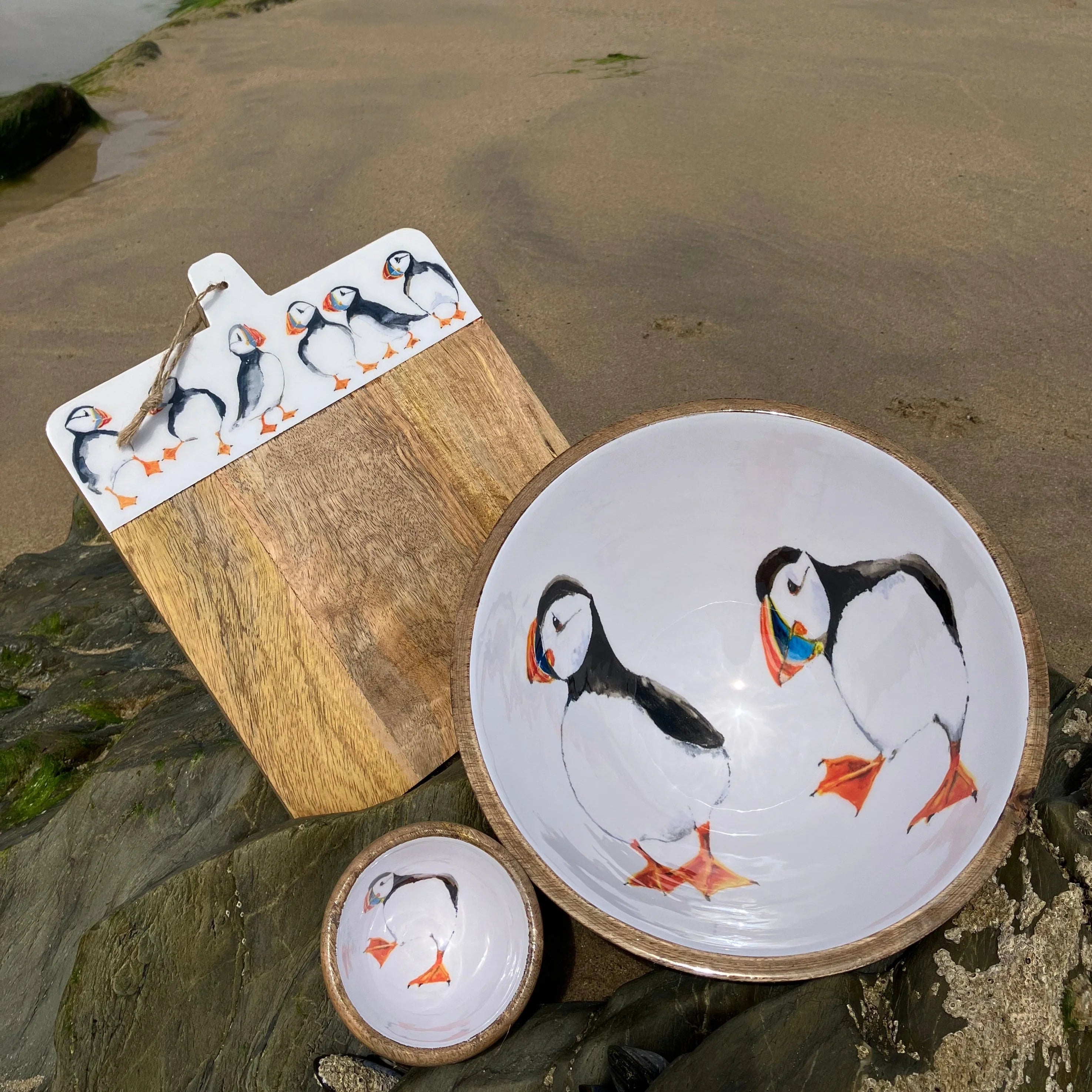 Puffin Serveware Collection by Shoeless Joe - WowCornwall